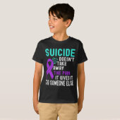 T-shirt Sensibilisation au suicide Prévention du suicide (Devant entier)