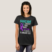 T-shirt Sensibilisation au suicide Prévention du suicide (Devant entier)
