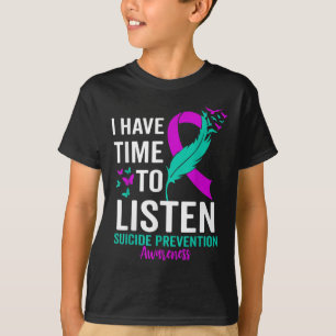 T-shirt Sensibilisation au suicide Ruban Santé mentale Sui