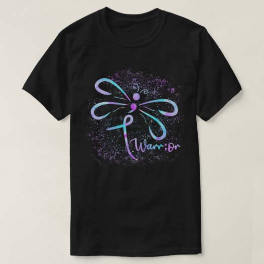 T-shirt Sensibilisation au suicide Semicolon Dragonfly San (Design devant)