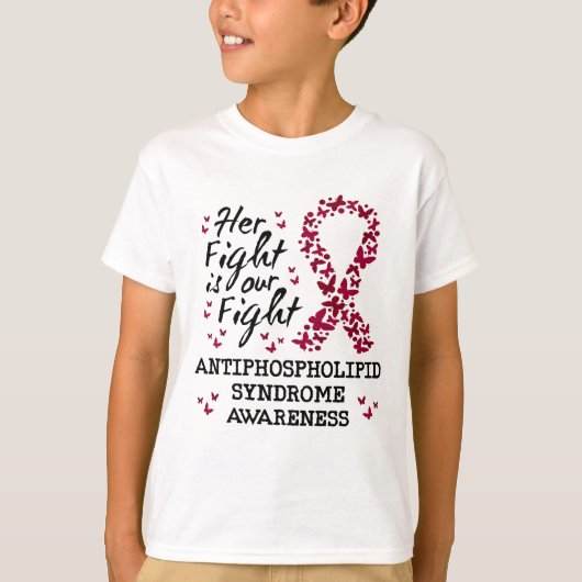 T-shirt Sensibilisation au syndrome antiphospholipidique (Devant)