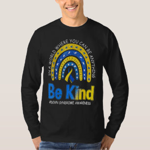 T-shirt Sensibilisation au syndrome de Down Ruban Boho arc