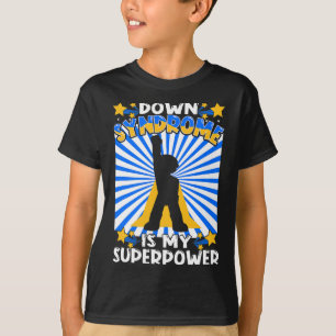 T-shirt Sensibilisation au syndrome de Down Superhero Chro