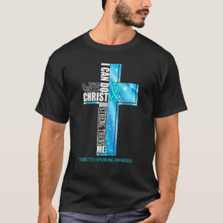 T-shirt Sensibilisation au syndrome de la Tourette Croix c
