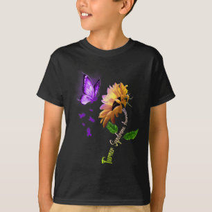 T-shirt Sensibilisation au syndrome du tournesol papillon