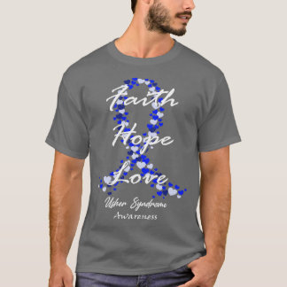T-shirt Sensibilisation au syndrome d'Usher Foi Espoir Amo