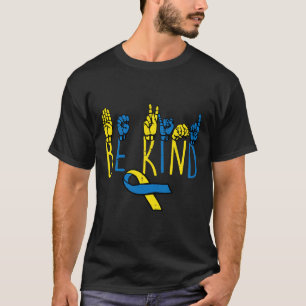 T-shirt Sensibilisation au syndrome Soyez comme Asl Enseig