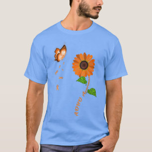 T-shirt Sensibilisation au TDAH Ruban de tournesol à papil