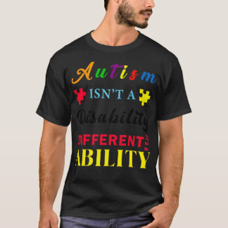 T-shirt Sensibilisation Autisme isnx27t a handicap itx27s 