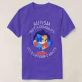 T-shirt Sensibilisation Autisme isnx27t a handicap itx27s  (Design devant)