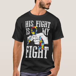 T-shirt Sensibilisation Autiste Et Soutien Sa Lutte Est Mo