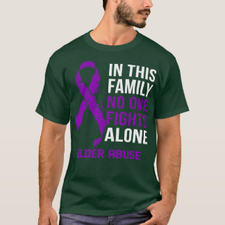 T-shirt Sensibilisation aux abus envers les aînés Personne
