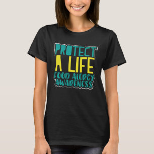 T-shirt Sensibilisation aux allergies alimentaires Protége