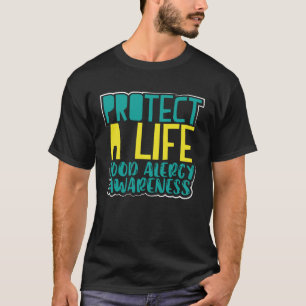 T-shirt Sensibilisation aux allergies alimentaires Protége