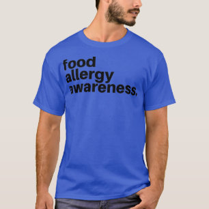 T-shirt Sensibilisation aux allergies alimentaires Simple