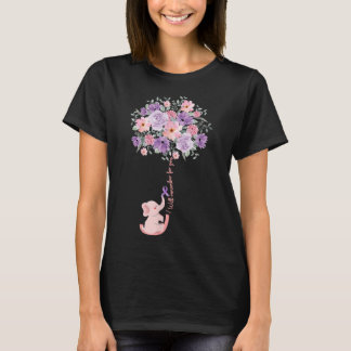 T-shirt Sensibilisation aux cieux Eléphant de tournesol po