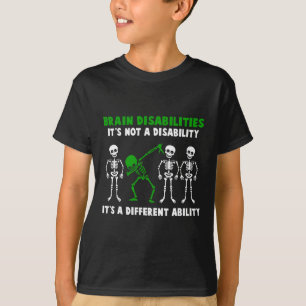 T-shirt Sensibilisation aux déficiences cérébrales Ce n'es