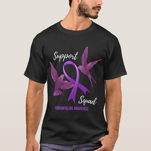 T-shirt Sensibilisation aux fibromyalgies de l'équipe (Devant)