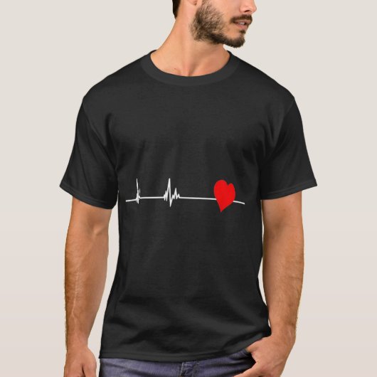 T-shirt Sensibilisation aux maladies cardiaques Épouse car (Devant)