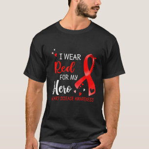 T-shirt Sensibilisation aux maladies cardiaques Je porte l