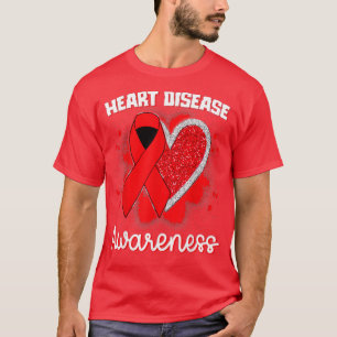 T-shirt Sensibilisation aux maladies cardiaques Je porte l