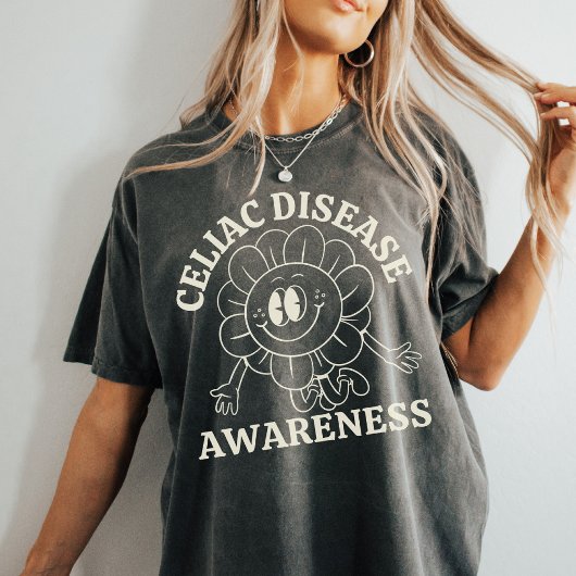 T-shirt Sensibilisation aux maladies coeliaques | Drôle Gl