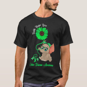 T-shirt Sensibilisation aux maladies coeliaques Foi élépha