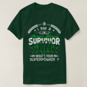 T-shirt Sensibilisation aux maladies mentales Survivant Qu (Design devant)