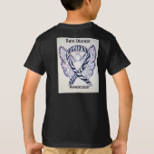 T-shirt Sensibilisation aux maladies rares Ruban Angel per (Dos)