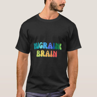 T-shirt Sensibilisation aux maux de tête du cerveau migrai