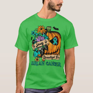 T-shirt Sensibilisation aux ovaires Rétro halloween effray