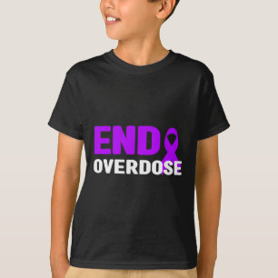T-shirt Sensibilisation aux surdoses de fin - Addiction