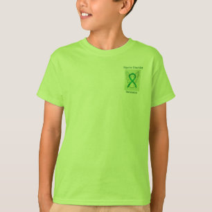 T-shirt Sensibilisation aux troubles bipolaires Écran vert