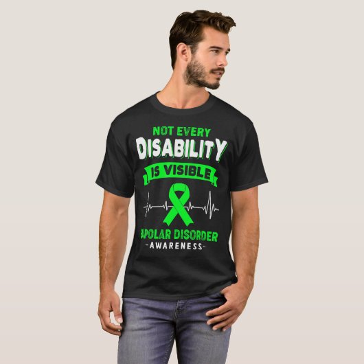 T-shirt Sensibilisation Aux Troubles Bipolaires Tous Les H (Devant entier)