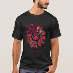 T-shirt Sensibilisation aux victimes de brûlures - Fleur d