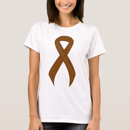 T-shirt Sensibilisation Brown au soutien du carbone (Devant)