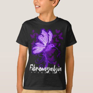 T-shirt Sensibilisation Colibri tenant du ruban pourpre