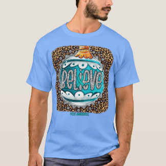 T-shirt Sensibilisation du PCOS Croire Ornament Leopard