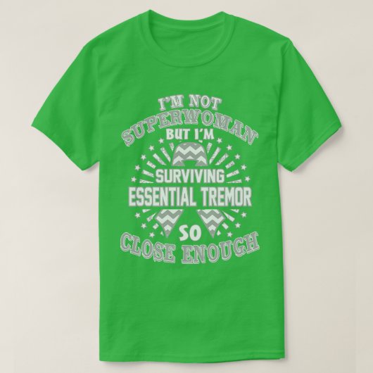 T-shirt Sensibilisation Essentielle Au Tremor Je Ne Suis P (Design devant)