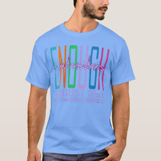 T-shirt Sensibilisation internationale à la fin de l'overd