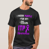 T-shirt Sensibilisation Itp Thrombocytopénie Immune Thromb (Devant)