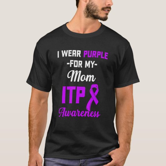 T-shirt Sensibilisation Itp Thrombocytopénie Immune Thromb (Devant)