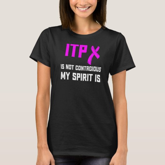 T-shirt Sensibilisation Itp Thrombocytopénie Immune Thromb (Devant)