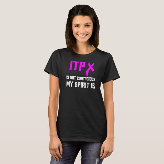 T-shirt Sensibilisation Itp Thrombocytopénie Immune Thromb (Devant entier)