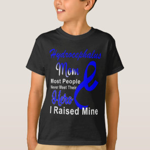 T-shirt Sensibilisation Maman Blue Ribbon Mère Soutien