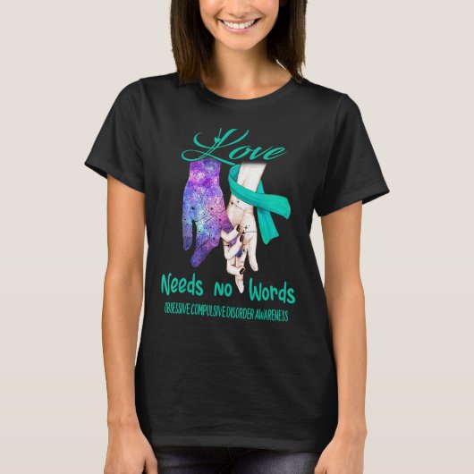 T-shirt Sensibilisation Obsessive Compulsive aux troubles, (Devant)