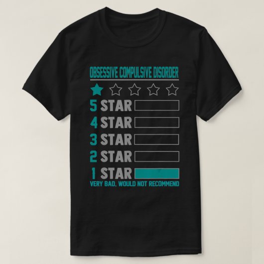 T-shirt Sensibilisation Obsessive Compulsive aux troubles  (Design devant)