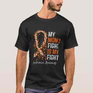 T-shirt Sensibilisation Orange Ruban Mon combat de maman e
