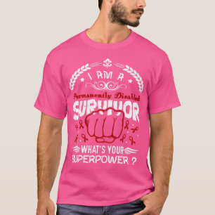 T-shirt Sensibilisation Permanemment Handicapée Survivor W