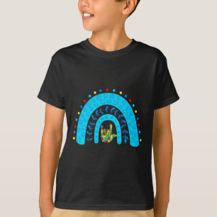 T-shirt Sensibilisation Rainbow Support Puzzle Love Sign L